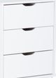 Powell® Portix White 3-Drawer Nightstand-1