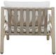 Uttermost® Strapped Cerused Wheat/Taupe Wood Indoor-Outdoor Lounge Chair with Cushion-4