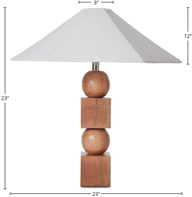 LH Home Skye Geometric Natural Table Lamp-2