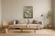 Classy Living Organic Golden Orbs and Whispering Leaves Abstract Wall Art-1