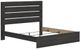 Signature Design by Ashley® Hollivern Dark Gray King Panel Bed-3