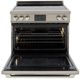 Induction Hardware 36" Stainless Steel Pro Style Induction Range-1