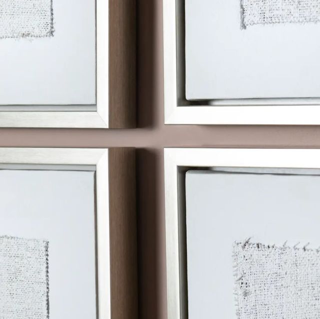Crestview Collection Silver Expressions 4-Piece Hand Finished Wall Art Set-4