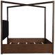 Signature Design by Ashley® Dilenno Dark Brown King Canopy Bed-2