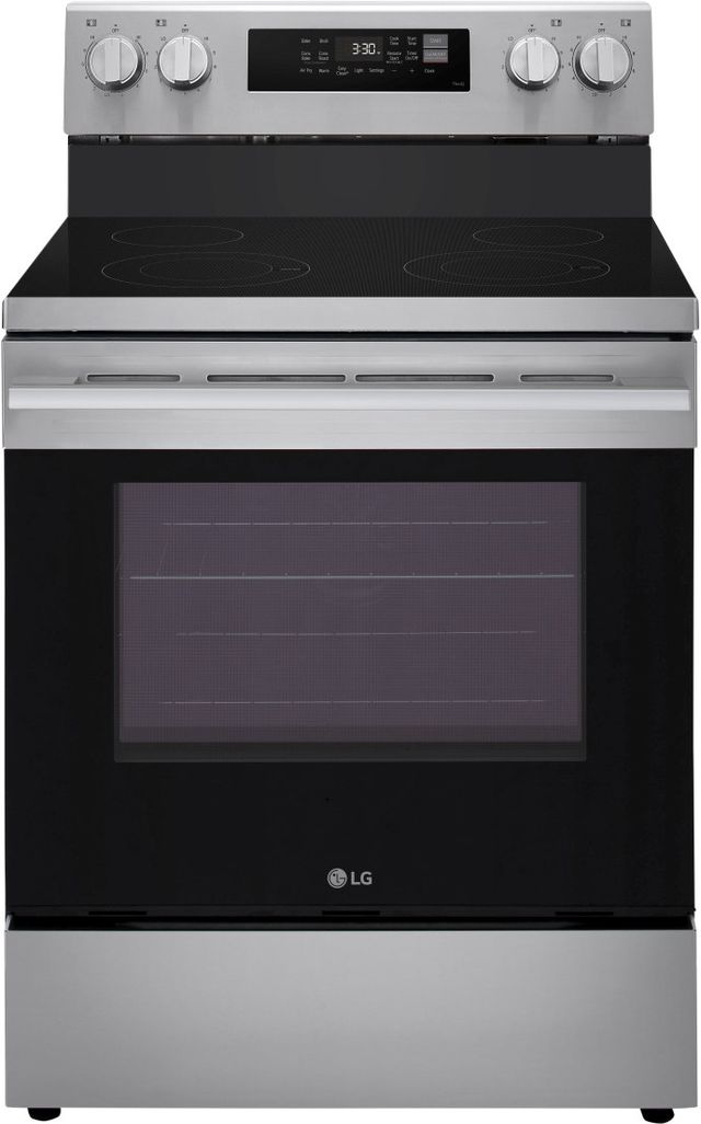 LG 30" Stainless Steel Freestanding Electric Range with Air Fry and ProBake Convection®-0
