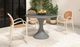 Moe's Home Collection Soren 2-Piece White Iron/Polypropylene Outdoor Dining Chair Set-1