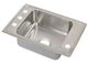Elkay Lustertone® Classic Lustrous Satin Stainless Steel 22" x 19.5" x 5" 4-Hole Rectangular Single Bowl Drop-in Classroom ADA Sink-0