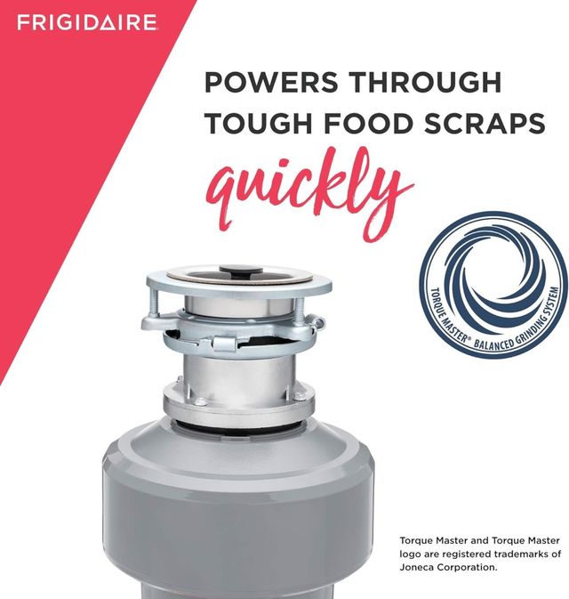 Frigidaire® 0.75 HP Batch Feed Garbage Disposal-3