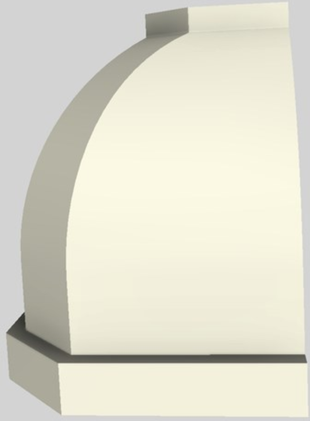 Vent-A-Hood® Designer Series 48" Biscuit Wall Mounted Range Hood-2