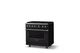 Viking® 5 Series 36" Onyx Pro Style Gas (LP) Range with Brushed Brass Trim-2