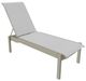 Telescope Casual Leeward Abalone/Storm Fabric/Polymer Outdoor MGP Sling Lay-Flat Stacking Armless Chaise with Wheels-0