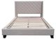 Mazin Furniture Briar Beige Queen Upholstered Platform Bed-1