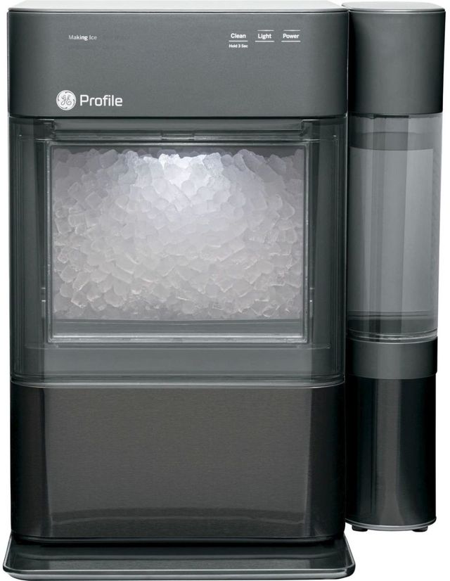 GE Profile™ Opal™ 14" 38 lb. Black Stainless Ice Maker-1