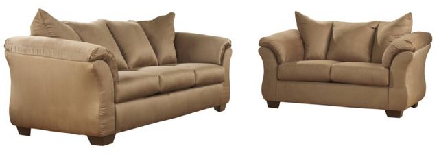 Signature Design by Ashley® Darcy 2-Piece Mocha Living Room Set-0
