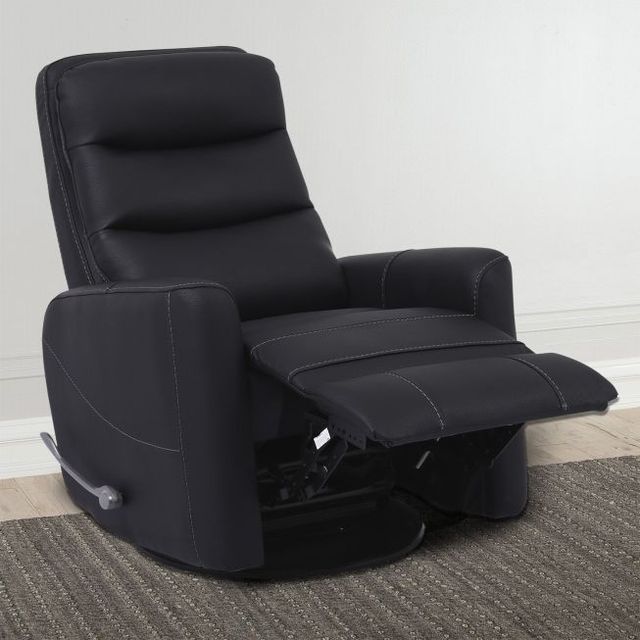 Parker House® Hercules Black Manual Swivel Glider Recliner-2