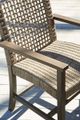 Signature Design by Ashley® Germalia Brown Outdoor Dining Arm Chair-2