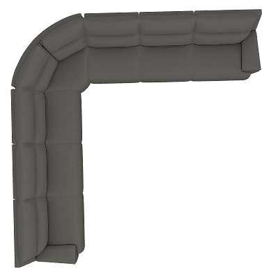 La-Z-Boy® Palmer Charcoal Reclining Sectional with Custom Layout Options-3