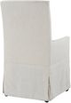 Forty West Designs Margaret Washable White Dining Arm Chair-3