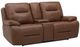 Liberty Furniture Cameron Dakota Saddle Leather Power Reclining Loveseat with Console-0