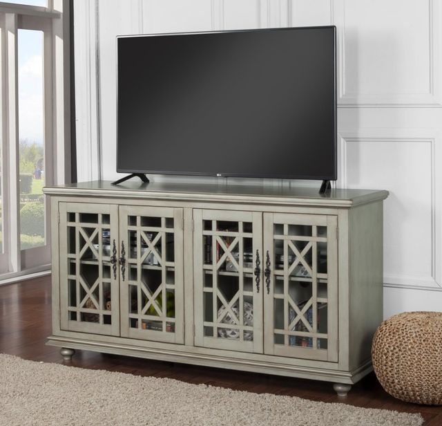 Martin Svensson Elegant Antique Silver Media Console-1