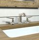 Hansgrohe Metris C Polished Nickel 1.2 GPM Widespread Faucet 100 with Pop-Up Drain-1