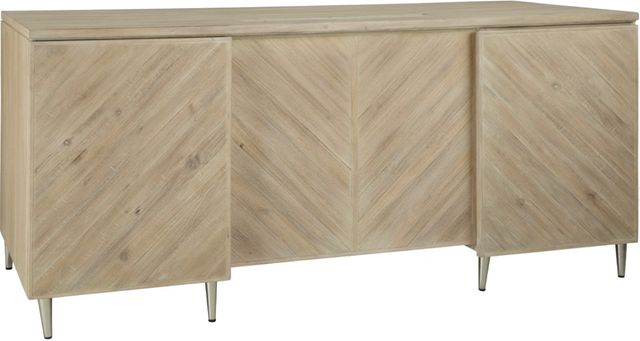 aspenhome® Maddox Biscotti 66" Executive Desk-1