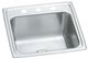Elkay Lustertone® Lustrous Satin 19.5'' 3-Hole Single Bowl Drop-in Laundry Sink with Perfect-0