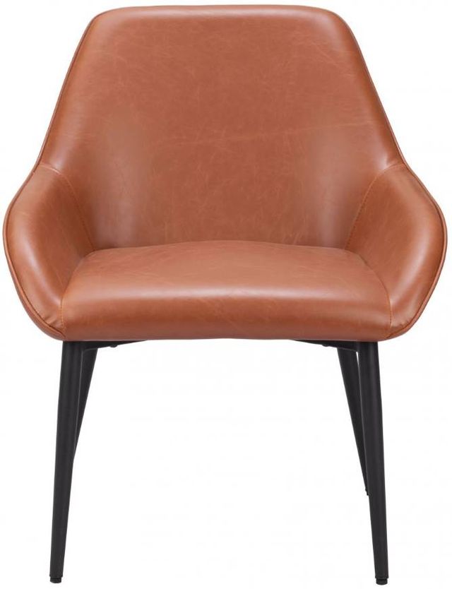 Zuo® Modern Vila Brown Dining Side Chair-2
