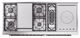 Ilve® Nostalgie II Noblesse 60'' Glossy Black Pro Style Dual Fuel Range with Burnished Trim-4