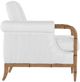 Currey & Company Merle Weathered Walnut/White Chair-2