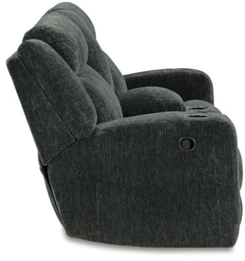 Signature Design by Ashley® Martinglenn Ebony Reclining Loveseat with Console-2