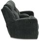 Signature Design by Ashley® Martinglenn Ebony Reclining Loveseat with Console-2
