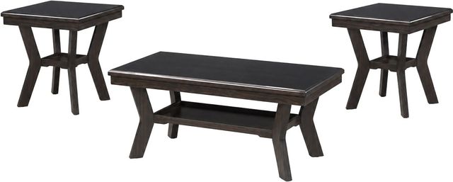 New Classic® Home Furnishings Gia 3-Piece Dark Espresso Occasional Table Set-0
