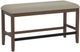 Emerald Home Seneca Beige/Walnut Brown Gathering Height Bench-0