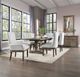 ACME Furniture Landon 2-Piece Gray/Salvage Gray Side Chair Set-1