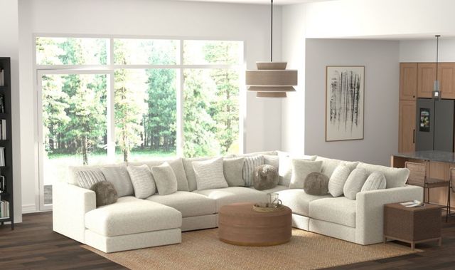 Jackson Furniture Ritzy 3-Piece Bone Left-Arm Facing Sectional and Chaise-1