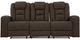 Ashley® Mayhem Madness Cocoa Manual Reclining Sofa-3