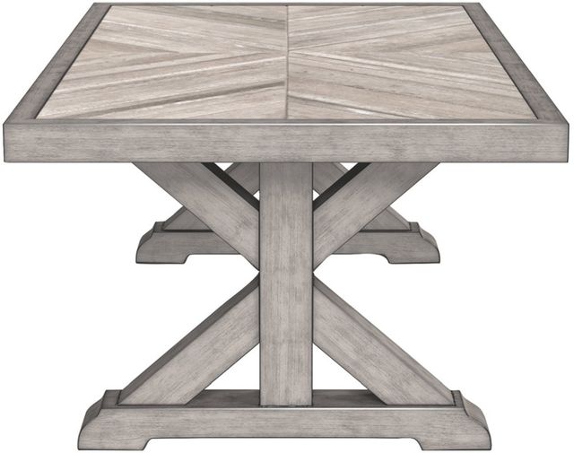 Clearance Signature Design by Ashley® Beachcroft Beige Outdoor Wood Cocktail Table-2