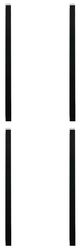A & B Home 4-Piece Black/Green/White Fern Wall Art Set-2