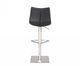 VIG Furniture Modrest Aaron Black/Stainless Steel Bar Stool -1