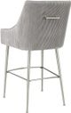 TOV Furniture Beatrix Pleated Light Grey Counter Stool-1