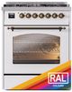 Ilve® Nostalgie II Series 30" Custom RAL Colors Pro Style Dual Fuel Range-2