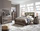 Benchcraft® Derekson 4-Piece Multi Gray Full Panel Bed Bedroom Set-4