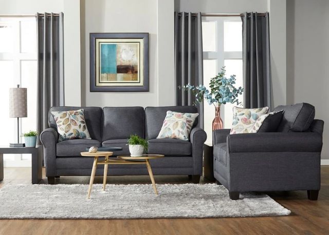 Hughes Furniture® 3700 Jitterbug Gray Sofa-1
