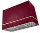 AGA Loge 48" Cranberry Wall Mounted Range Hood with Antique Brass Trim-0