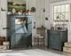 Legacy Classic Vintage Market Mallard Green Secretary Cabinet-1