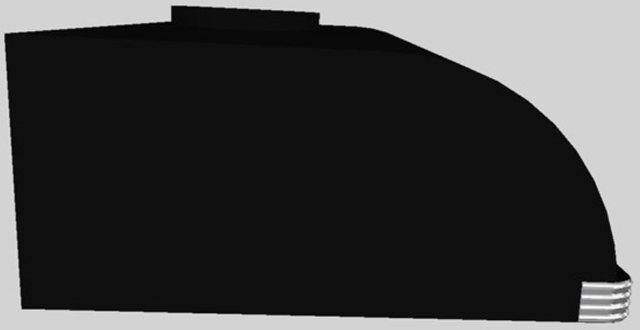 Vent-A-Hood® 42" Black Retro Style Under Cabinet Range Hood-1