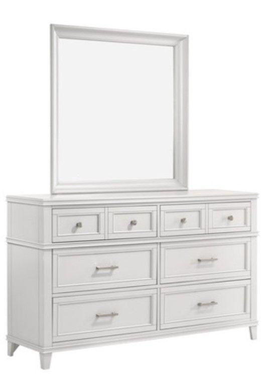 Bernards Nova II 4-Piece White Queen X Full Bedroom Set-2