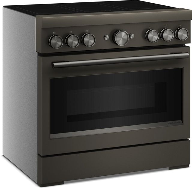 KitchenAid® 36" Black Ore Pro Style Induction Range with Air Fry-4