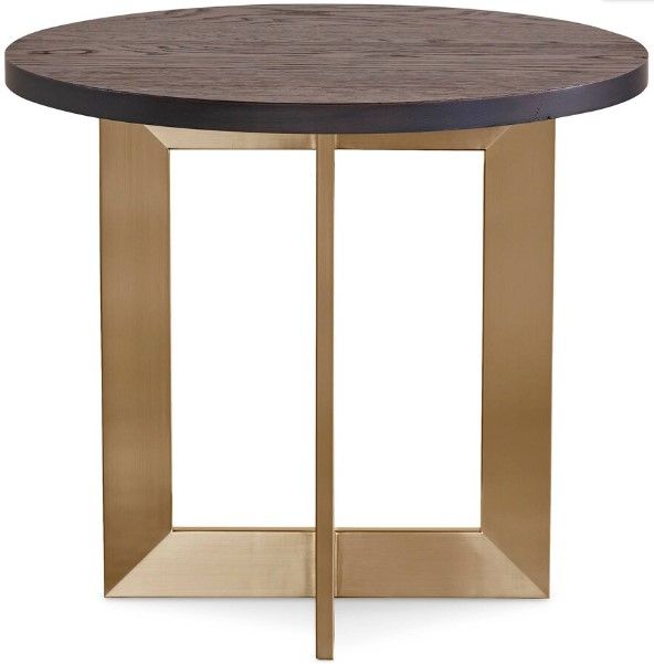 Bassett® Furniture BenchMade Andover Oak Round End Table-1